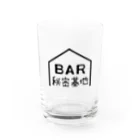 BAR秘密基地ストアのBAR秘密基地ロゴ Water Glass :front