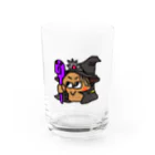 Feather stick-フェザースティック-のまんじゅう係長　黒魔道士 Water Glass :front