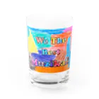 WE THE BEST MUZIKA in RWANDAのWe The Best Muzikaロゴ ～デザンジェ バージョン～ Water Glass :front