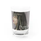 colorsのperple Water Glass :front