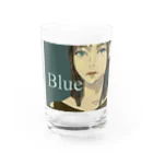 colorsのBLUE Water Glass :front