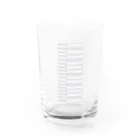 雑貨屋だいちゃんの鍵盤･wh Water Glass :front