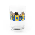 mayon's animal shopのウクライナの平和を願って Water Glass :front