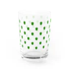 CHOSANAのドット よく見るとピーマン Water Glass :front