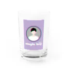 ゆれるごりら委員会。の独身男子(グリッチズレ) Water Glass :front