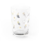 まめるりはことりのあつまれオカメインコちゃん【まめるりはことり】 Water Glass :front
