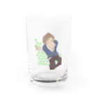 サノ二乗の爽やかな青年 Water Glass :front