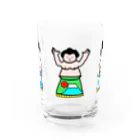 satoharuのおすもうちゃん Water Glass :front