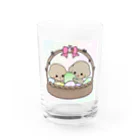 pote©o*  ハンドメイドドッグウェアの煌くん蓮くんイースターバージョン Water Glass :front