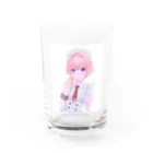 うさぎ屋さんのcupcake  waitress Water Glass :front