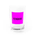 FLYHIGH615【別館】のFLYHIGH615　初期ロゴグラス Water Glass :front