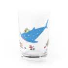 シャリのドリンクをダイビング！ Water Glass :front