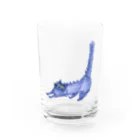 segasworksのながいねこ（伸び） Water Glass :front