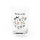 モフねこイラスト館のモフモフキャットボーイズ Water Glass :front