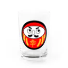 L-Monkeyのだるま Water Glass :front