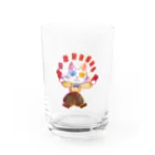 いぜむのシャッフルキャット Water Glass :front