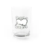 やわらかよだつのやわらかよだつのロゴ Water Glass :front