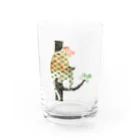 文様動物園 Pattern Zoo Museum shopの笠松 × テングザル Water Glass :front