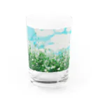 orange_honeyの花柄3 Water Glass :front