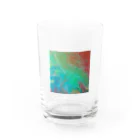 書家 BAKUFU 爆風の作品名 波瀾万丈 Water Glass :front