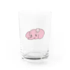 そぼろのぱおみん桜 Water Glass :front
