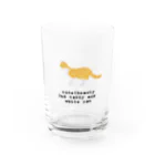 orange_honeyの猫1-8 茶白猫 Water Glass :front