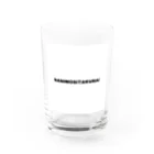 ただのもじのなにもしたくない Water Glass :front