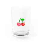 海老名萌のきらきらチェリー※沙良田印の水菓子(単品) Water Glass :front