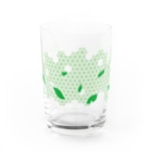 uzi_macchoの麻の葉-木葉 Water Glass :front