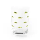 uovo  ウーヴォのアベニーパファー軍団 Water Glass :front