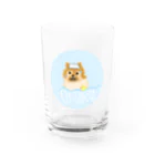 gznのうちのポメラニアン（風呂） Water Glass :front