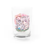 桜乃 恋紋🐯🌸新人VTuber🌸の1周年記念グッズ Water Glass :front