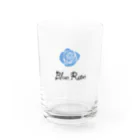 savannahのBlue Rose Water Glass :front