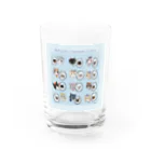 モフねこイラスト館のもっちょ仔ズ Water Glass :front