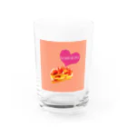 春のくまさんのYou make me smile！ Water Glass :front