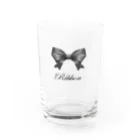 savannahのRibbon-Black Water Glass :front