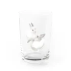 うさぎ王子のしもべの好き好きラビット Water Glass :front