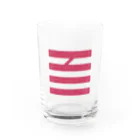 百喜利公式の百喜利グラス　red Water Glass :front