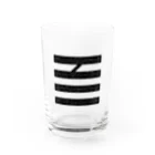 百喜利公式の百喜利グラス　black Water Glass :front