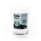 Teal Blue CoffeeのCafe music - Teal Blue Bird - Water Glass :front
