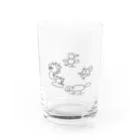 rutiletopiaの四神ちゃんグラス Water Glass :front