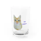 harupink🌸ペット似顔絵illustのlove シンガプーラ Water Glass :front