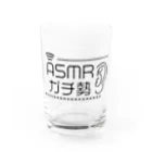 推し活・推し事ショップMIYAのASMRガチ勢（黒文字） Water Glass :front