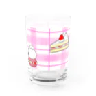 keyずSHOP シマエナガのシマエナガ　スイーツ　グラス Water Glass :front