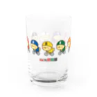 麻雀プロ競輪部の競輪ひよこ-ピヨピヨレーサー Water Glass :front