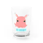 LalaHangeulの「僕はメンダコ」ハングルデザイン Water Glass :front