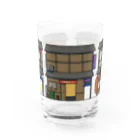 ぼちこの店の赤提灯ビールグラス Water Glass :front