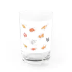 とほんSUZURI出張所の金魚10匹 Water Glass :front