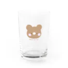 taka💚チョコミン党&猫のほわほわたかくま Water Glass :front