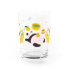 ぎょろぱちアイランドのぽかぽか温泉パンダちゃん Water Glass :front